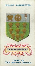 1900 Wills's Arms of the British Empire (C42) #29 Malay States Front