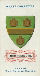 1900 Wills's Arms of the British Empire (C42) #41 Johannesburg Front
