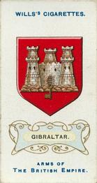 1900 Wills's Arms of the British Empire (C42) #44 Gibraltar Front