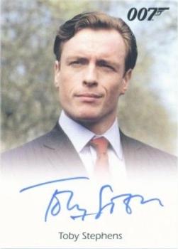 2011 Rittenhouse James Bond Mission Logs - Full Bleed Autographs #NNO Toby Stephens Front