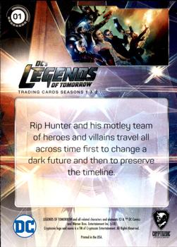2018 Cryptozoic DC's Legends of Tomorrow Seasons 1 & 2 #01 Title Card Back