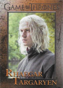 2018 Rittenhouse Game of Thrones Season 7 #76 Rhaegar Targaryen Front