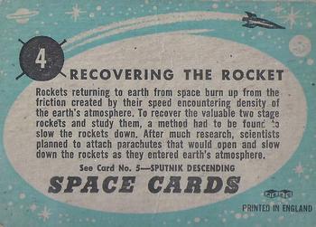 1958 A&BC Space #4 Recovering the Rocket Back