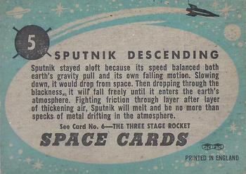 1958 A&BC Space #5 Sputnik Descending Back