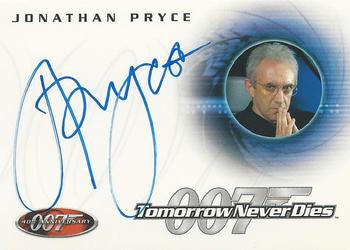 2002 Rittenhouse James Bond 40th Anniversary - Autographs #A1 Jonathan Pryce Front