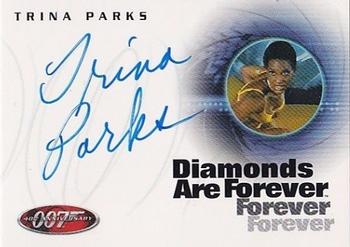2002 Rittenhouse James Bond 40th Anniversary - Autographs #A7 Trina Parks Front