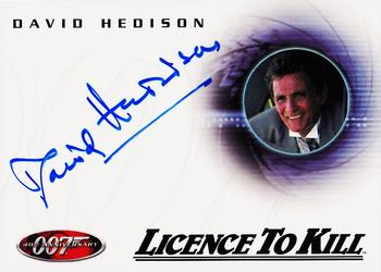 2002 Rittenhouse James Bond 40th Anniversary - Autographs #A16 David Hedison Front