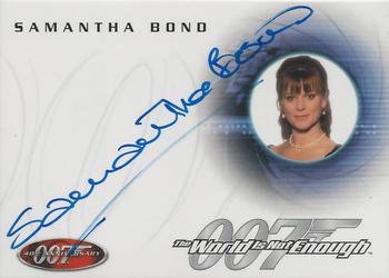 2002 Rittenhouse James Bond 40th Anniversary - Autographs #A19 Samantha Bond Front