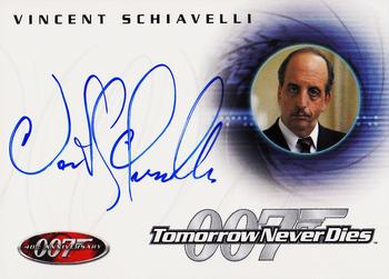 2002 Rittenhouse James Bond 40th Anniversary - Autographs #A23 Vincent Schiavelli Front