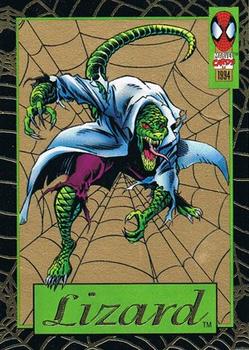 1994 Fleer The Amazing Spider-Man - Gold Web Foils (Walmart) #2 Lizard Front