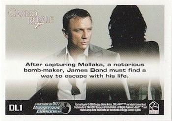 2007 Rittenhouse The Complete James Bond 007 - Casino Royale: Dangerous Liaisons #DL1 After capturing Mollaka... Back