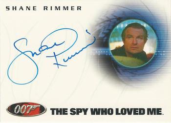 2004 Rittenhouse The Quotable James Bond - 40th Anniversary-Style Autograph Expansion #A44 Shane Rimmer as Commander Carter Front