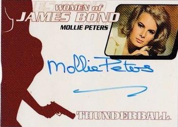 2004 Rittenhouse The Quotable James Bond - Women of James Bond Autograph Expansion #WA20 Mollie Peters as Patricia Fearing Front