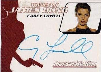 2004 Rittenhouse The Quotable James Bond - Women of James Bond Autograph Expansion #WA21 Carey Lowell as Pam Bouvier Front