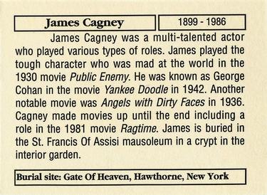 1993 Mother Productions The Hollywood Dead #NNO James Cagney Back