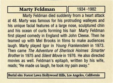 1993 Mother Productions The Hollywood Dead #NNO Marty Feldman Back