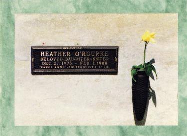 1993 Mother Productions The Hollywood Dead #NNO Heather O'Rourke Front