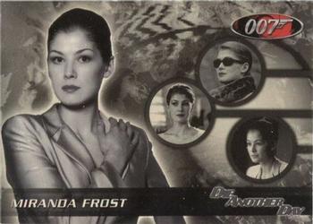 2002 Rittenhouse James Bond Die Another Day - Expansion #9 Rosamund Pike as Miranda Frost Front