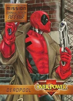 1997 Fleer Spider-Man - Marvel OverPower Mission Annihilation Affair #1 Deadpool - 
