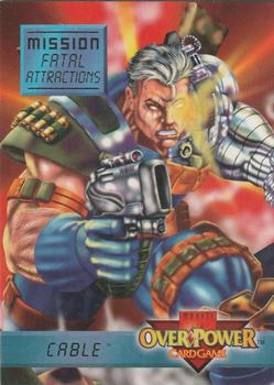 1997 Fleer Spider-Man - Marvel OverPower Mission Fatal Attractions #2 Cable - 