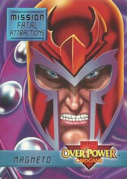 1997 Fleer Spider-Man - Marvel OverPower Mission Fatal Attractions #4 Magneto - 