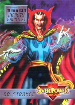 1997 Fleer Spider-Man - Marvel OverPower Mission Infinity Gauntlet #1 Dr. Strange - 