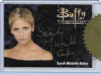 2017 Rittenhouse Buffy The Vampire Slayer 3 - Gold Signature Autographs #NNO Sarah Michelle Gellar as Buffy Summers Front