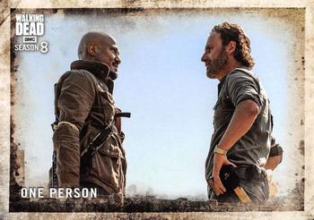 2018 Topps The Walking Dead Season 8 #4 One Person Front