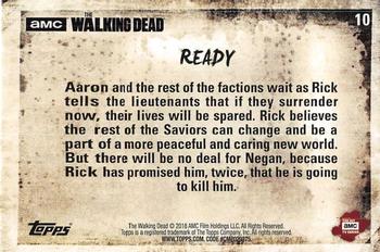 2018 Topps The Walking Dead Season 8 #10 Ready Back