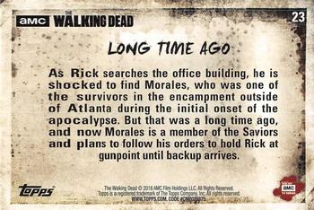 2018 Topps The Walking Dead Season 8 #23 Long Time Ago Back