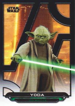 2018 Topps Star Wars: Galactic Files #AOTC-24 Yoda Front