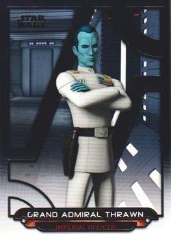 2018 Topps Star Wars: Galactic Files #REB-17 Grand Admiral Thrawn Front