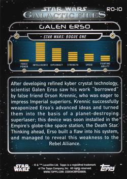 2018 Topps Star Wars: Galactic Files #RO-10 Galen Erso Back