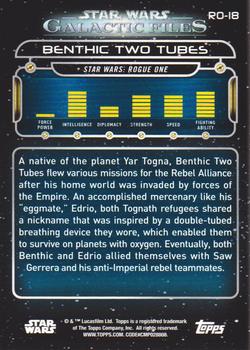 2018 Topps Star Wars: Galactic Files #RO-18 Benthic Two Tubes Back