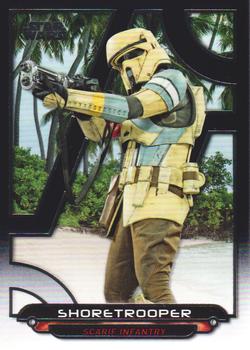 2018 Topps Star Wars: Galactic Files #RO-43 Shoretrooper Front