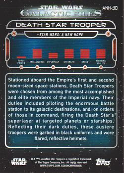 2018 Topps Star Wars: Galactic Files #ANH-30 Death Star Trooper Back