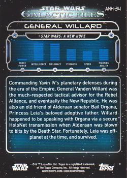 2018 Topps Star Wars: Galactic Files #ANH-34 General Willard Back