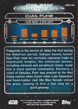 2018 Topps Star Wars: Galactic Files #ANH-44 Djas Puhr Back
