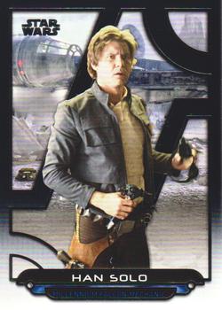 2018 Topps Star Wars: Galactic Files #ESB-21 Han Solo Front