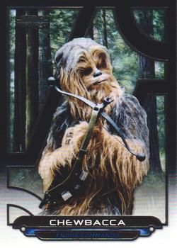 2018 Topps Star Wars: Galactic Files #ROTJ-21 Chewbacca Front