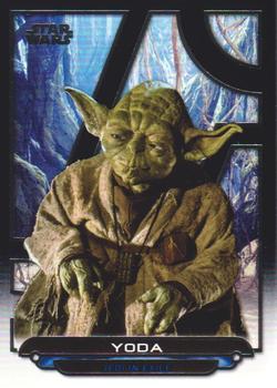 2018 Topps Star Wars: Galactic Files #ROTJ-24 Yoda Front