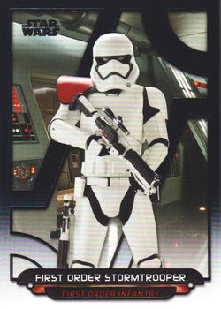 2018 Topps Star Wars: Galactic Files #TFA-41 First Order Stormtrooper Front