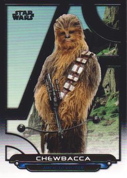 2018 Topps Star Wars: Galactic Files #TLJ-10 Chewbacca Front