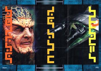 1996 SkyBox Babylon 5 - Nightwatch Posters #P9 Alien / Ship Front