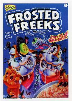 2011 Wax Eye Cereal Killers #2 Frosted Freeks Front