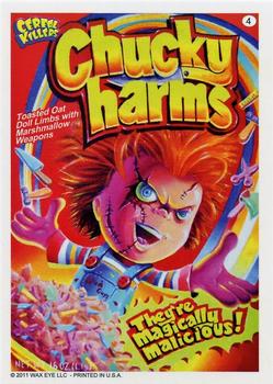 2011 Wax Eye Cereal Killers #4 Chucky Harms Front