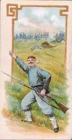 1889 W. Duke, Sons & Co. Histories of Generals (N78) #NNO Albert S. Johnston Back
