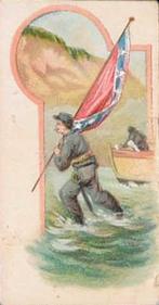 1889 W. Duke, Sons & Co. Histories of Generals (N78) #NNO John B. Magruder Back