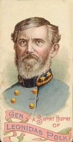 1889 W. Duke, Sons & Co. Histories of Generals (N78) #NNO Leonidas Polk Front