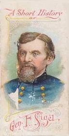 1889 W. Duke, Sons & Co. Histories of Generals (N78) #NNO Franz Sigel Front